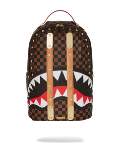 louis vuitton backpack sprayground Cream and Brown Tear Check Restock AR this unisex backpack features eye Sprayground | Bags | Spray