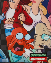 Load image into Gallery viewer, SPRAYGROUND FUTURAMA SQUAD BACKPACK REVEAL BACKPACK