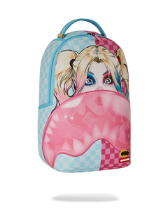 SPRAYGROUNDHARLEY QUINN BUBBLE GUM SHARK BACKPACK