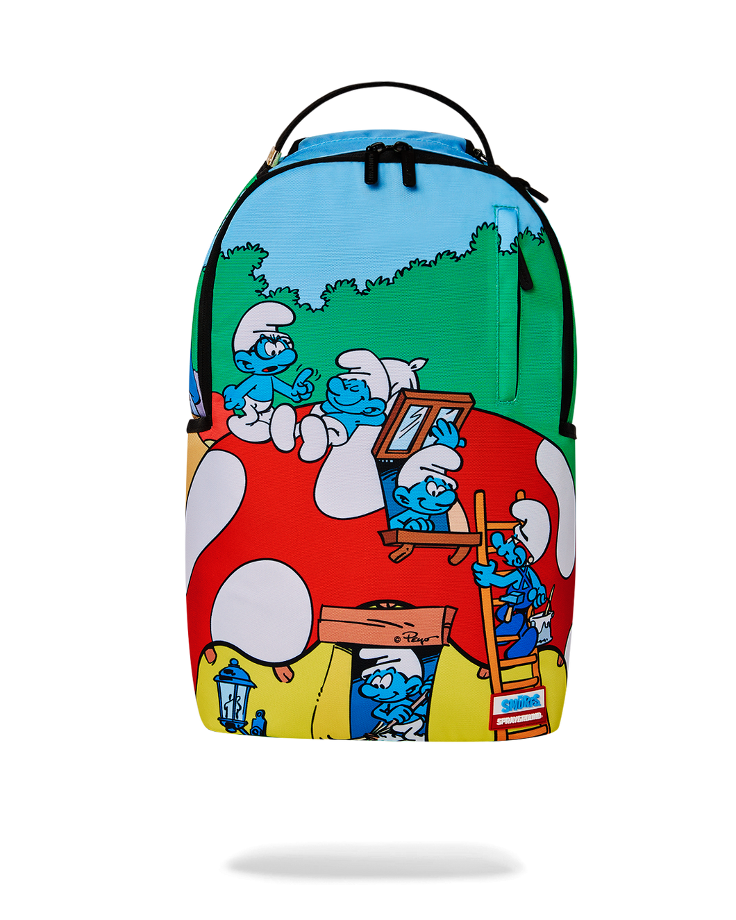 SPRAYGROUND SMURFS MUSHROOM VILLAGE BACKPACK