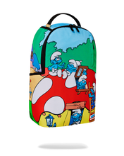 Load image into Gallery viewer, SPRAYGROUND SMURFS MUSHROOM VILLAGE BACKPACK