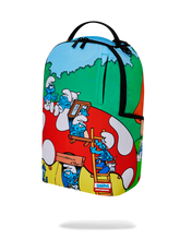 Load image into Gallery viewer, SPRAYGROUND SMURFS MUSHROOM VILLAGE BACKPACK