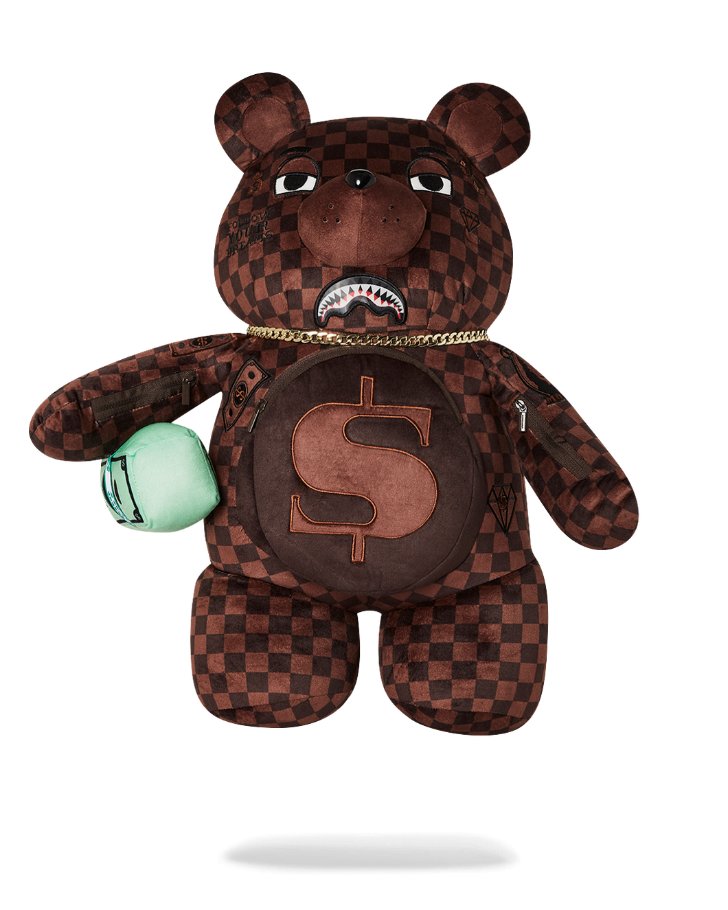 SPRAYGROUND LENTICULAR EFFECTS MONEYBEAR TEDDYBEAR BACKPACK