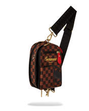 Load image into Gallery viewer, SPRAYGROUND TAKEOVER THE THRONE SLING BACKPACK