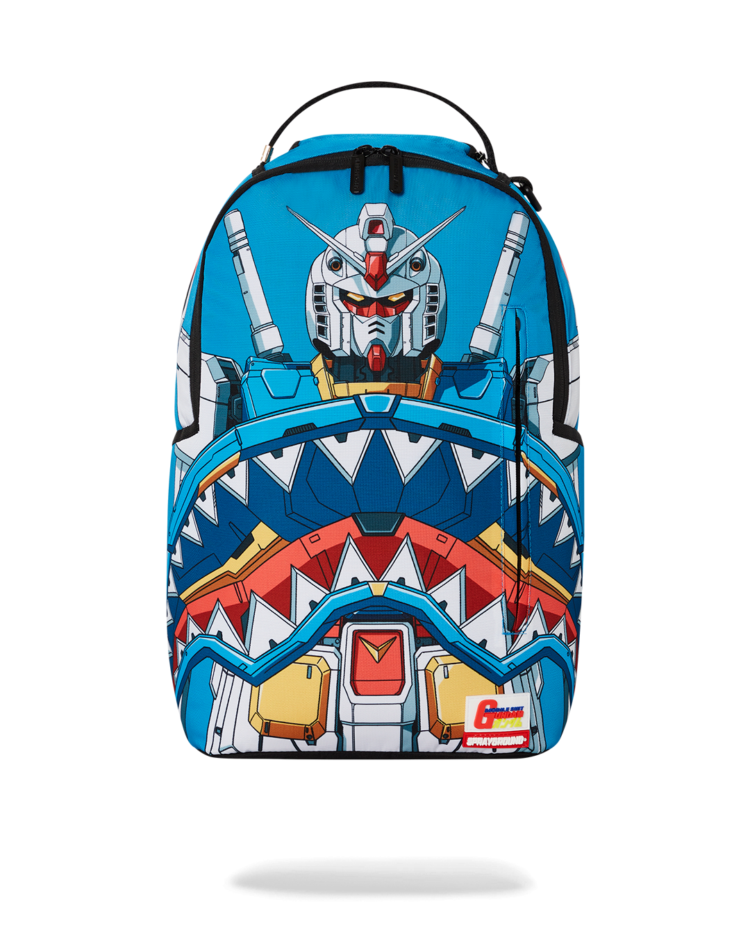 SPRAYGROUND GUNDAM SHARK DLXSR BACKPACK BLUE CITY NYC
