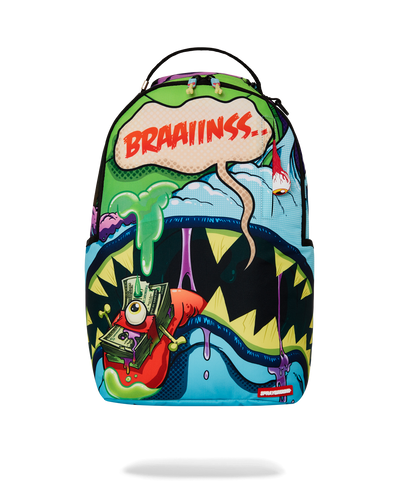 SPRAYGROUND MONEY BRAAIINNSS ZOMBIE SHARK MOUTH BACKPACK