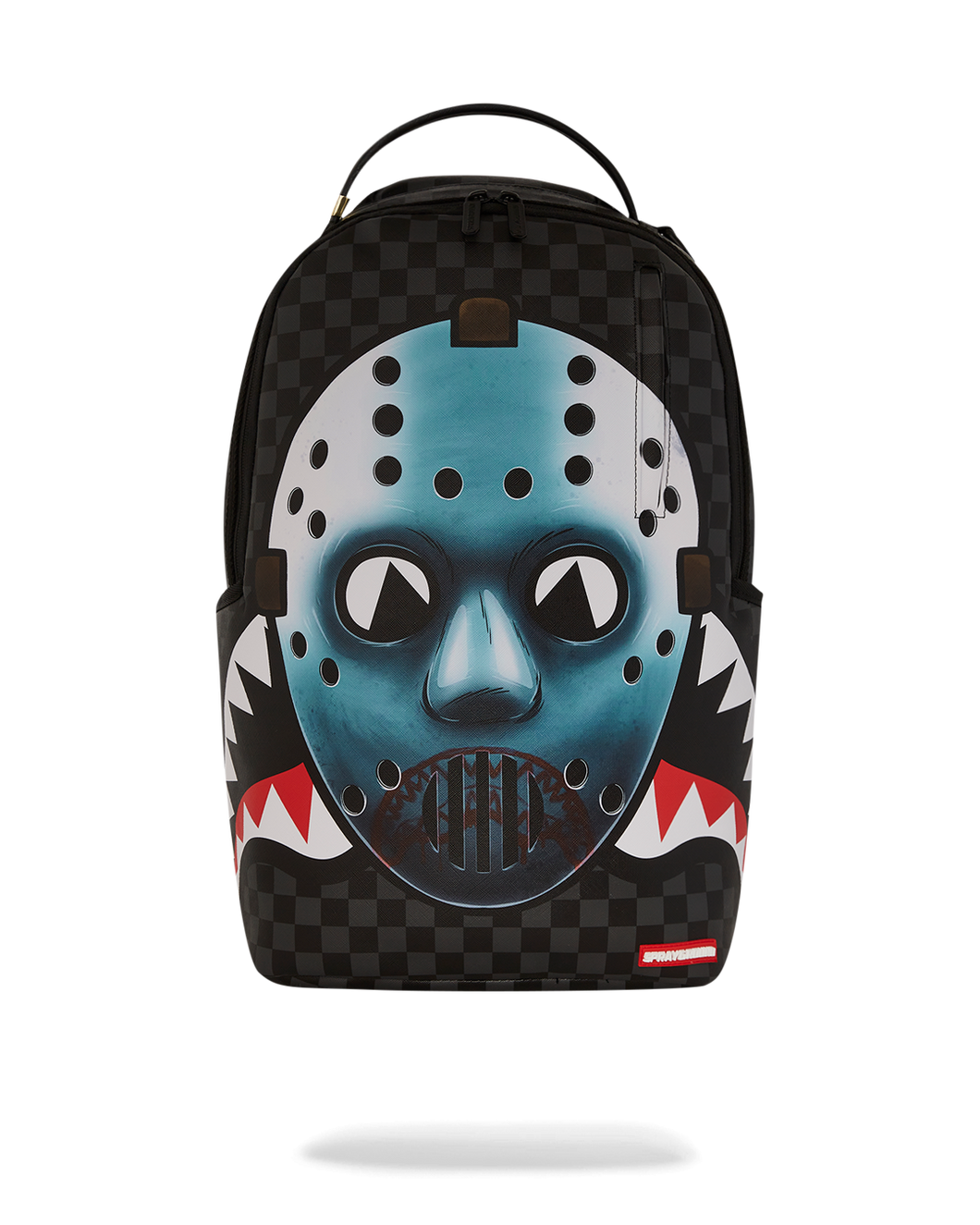 SPRAYGROUND YEP, NOT GOING OUTSIDE HOCKEY MASK SHARK MOUTH BACKPACK