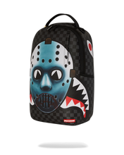 Load image into Gallery viewer, SPRAYGROUND YEP, NOT GOING OUTSIDE HOCKEY MASK SHARK MOUTH BACKPACK