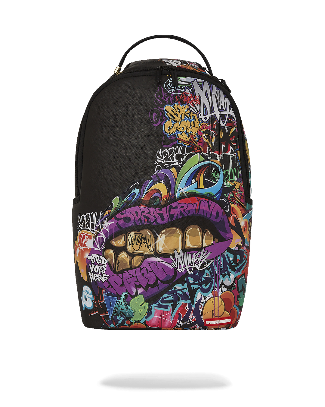 SPRAYGROUND HALF GRAFF LIPS BACKPACK BLUE CITY NYC