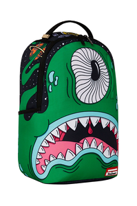 SPRAYGROUND JORGE RODRIGUEZ GREEN ALIEN BACKPACK