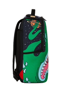 SPRAYGROUND JORGE RODRIGUEZ GREEN ALIEN BACKPACK