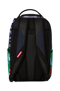 SPRAYGROUND JORGE RODRIGUEZ GREEN ALIEN BACKPACK