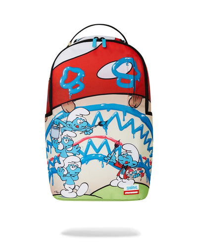 SPRAYGROUND PAINTING SMURFS BACKPACK