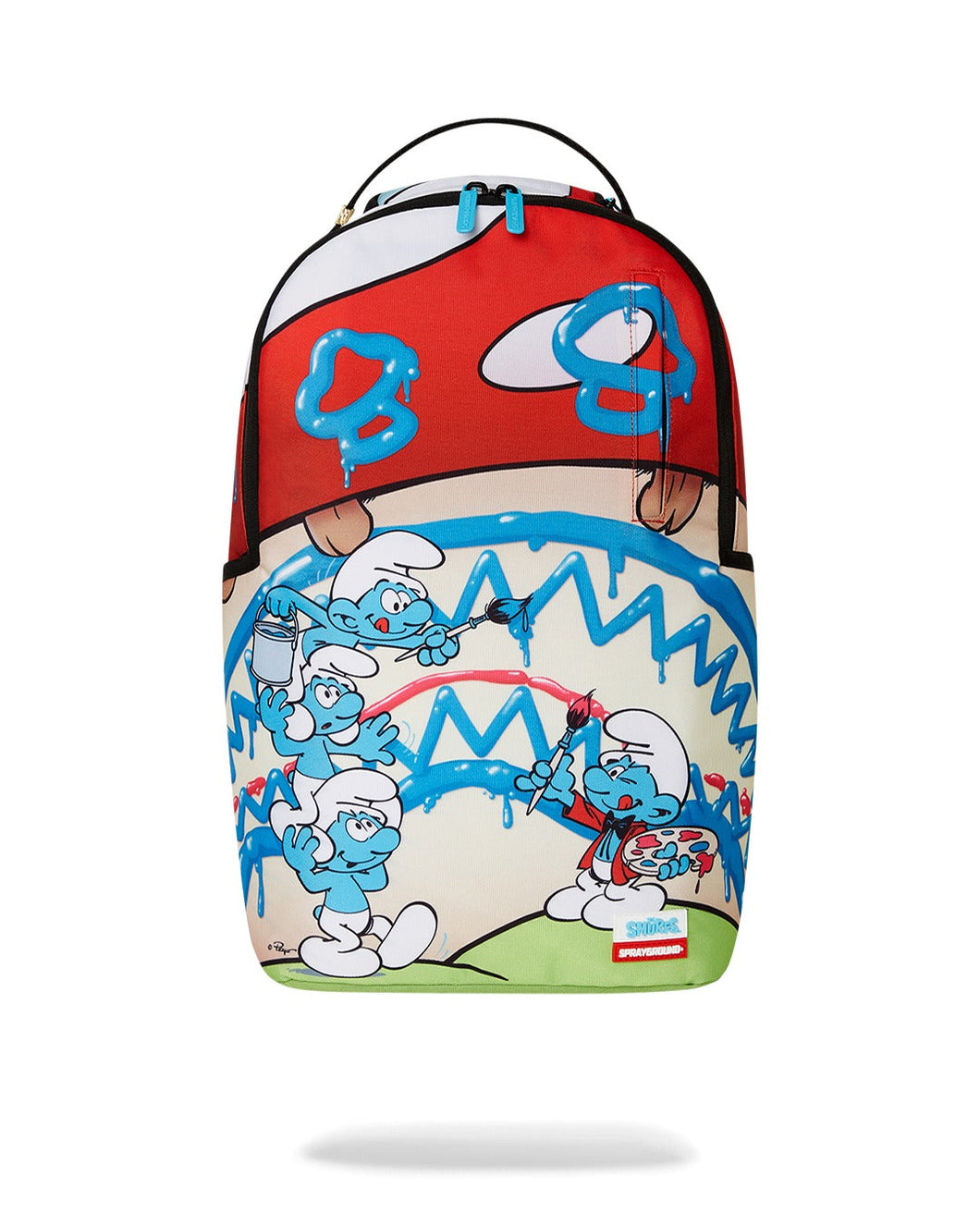 SPRAYGROUND PAINTING SMURFS BACKPACK