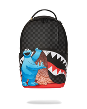 Load image into Gallery viewer, SPRAYGROUND SESAME STREET COOKIE MONSTER SNACK ATTACK BACKPACK
