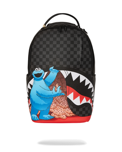 SPRAYGROUND SESAME STREET COOKIE MONSTER SNACK ATTACK BACKPACK