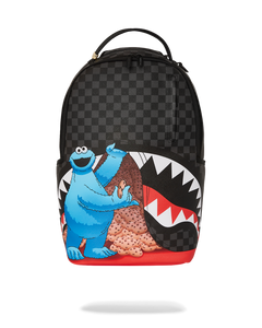SPRAYGROUND SESAME STREET COOKIE MONSTER SNACK ATTACK BACKPACK