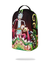 Load image into Gallery viewer, SPRAYGROUND RICK AND MORTY INTERDIMENSIONAL BACKPACK