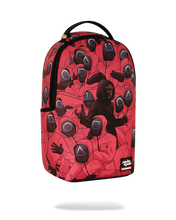 Load image into Gallery viewer, SPRAYGROUND SQUID GAME FRONT MAN AND WORKERS CRAMMED BACKPACK