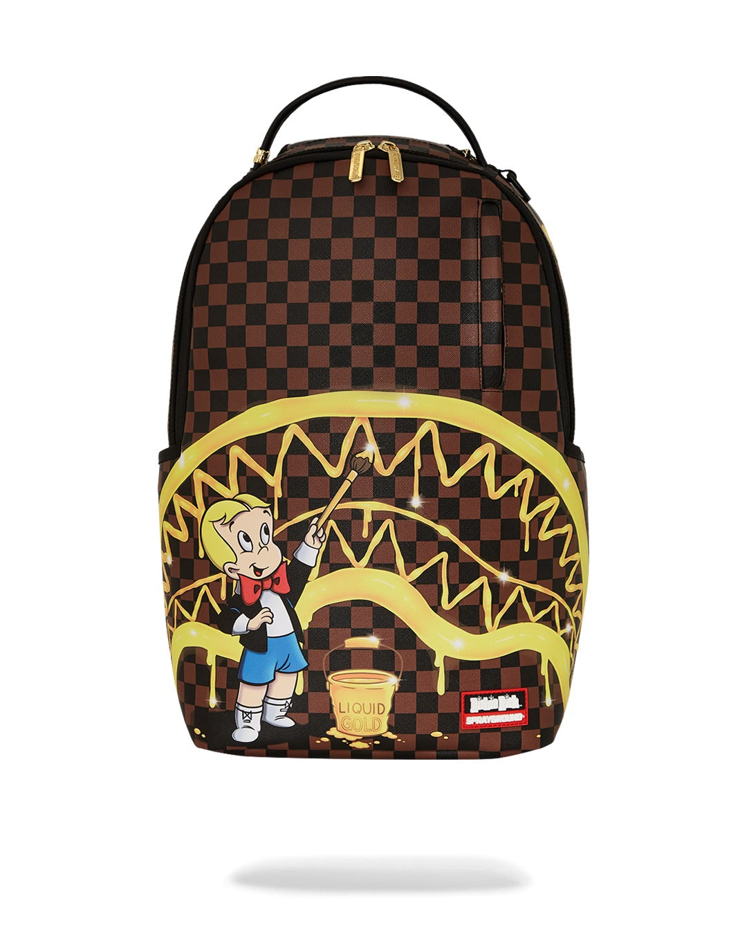 SPRAYGROUND RICHIE RICH GOLD SHARKMOUTH BACKPACK – BLUE CITY NYC