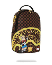 Load image into Gallery viewer, SPRAYGROUND RICHIE RICH GOLD SHARKMOUTH BACKPACK