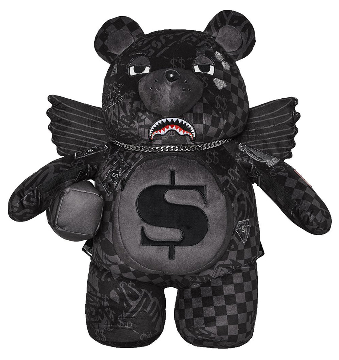 SPRAYGROUND 3AM CHECK TEDDY BEAR – BLUE CITY NYC