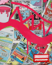 Load image into Gallery viewer, SPRAYGROUND PINK PANTHER PAINTING BACKPACK