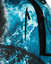 Load image into Gallery viewer, SPRAYGROUND HIGH TIDE SHARKS SPLIT OCEAN BACKPACK