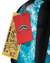 Load image into Gallery viewer, SPRAYGROUND HIGH TIDE SHARKS SPLIT OCEAN BACKPACK