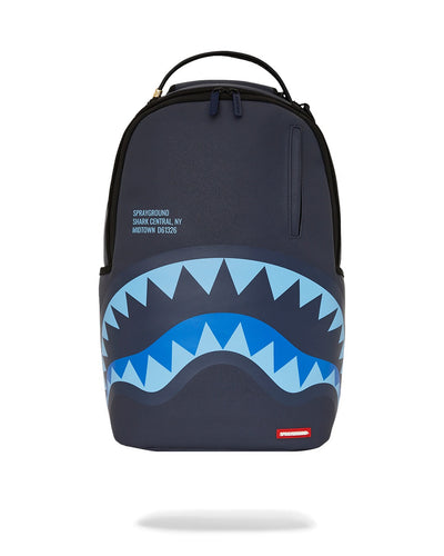 SPRAYGROUND SHARK CENTRAL MID NIGHT BLUE BACKPACK