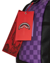 Load image into Gallery viewer, SPRAYGROUND PURPLE SHARK SHARKS BACKPACK