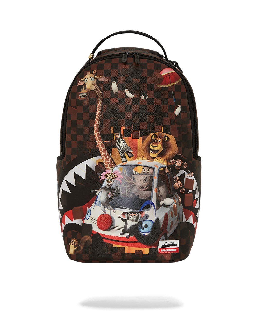 SPRAYGROUND MADAGASCAR CHECKER SMASH BACKPACK