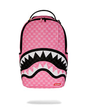 Load image into Gallery viewer, SPRAYGROUND PINK AND BLACK DRIP CHECK BACKPACK