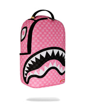Load image into Gallery viewer, SPRAYGROUND PINK AND BLACK DRIP CHECK BACKPACK