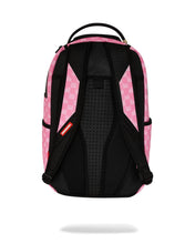 Load image into Gallery viewer, SPRAYGROUND PINK AND BLACK DRIP CHECK BACKPACK