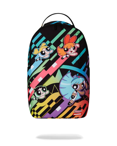 SPRAYGROUND POWERPUFF GIRLS RAINBOW SHARK BACKPACK
