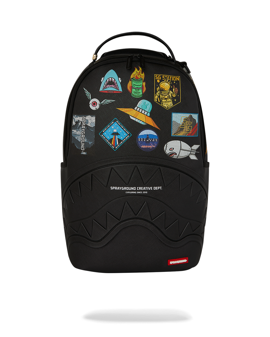 SPRAYGROUND SHARKMOUTH EMBOSSED W/PATCHESBACKPACK