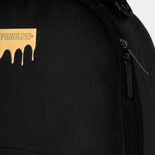 Load image into Gallery viewer, SPRAYGROUND GOLD BRICK LUXE DRIP LOGO BACKPACK