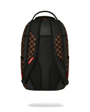 Load image into Gallery viewer, SPRAYGROUND SHARKS IN PARIS WTF BUBBLE BROWN CHECK BACKPACK