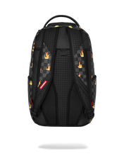 Load image into Gallery viewer, SPRAYGROUND SCRIBBLE FIRE CHECK BACKPACK