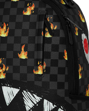Load image into Gallery viewer, SPRAYGROUND SCRIBBLE FIRE CHECK BACKPACK