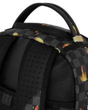 Load image into Gallery viewer, SPRAYGROUND SCRIBBLE FIRE CHECK BACKPACK
