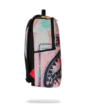 Load image into Gallery viewer, SPRAYGROUND SHARK CENTRAL STENCIL LAB COAT STREET ART BACKPACK