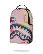Load image into Gallery viewer, SPRAYGROUND SHARK CENTRAL STENCIL LAB COAT STREET ART BACKPACK