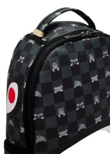 Load image into Gallery viewer, SPRAYGROUND GRAY PEEKING CHARACTED CHECK BACKPACK