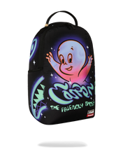 Load image into Gallery viewer, SPRAYGROUND CASPER GHOST SHARK NEON SPRAYPAINT BACKPACK