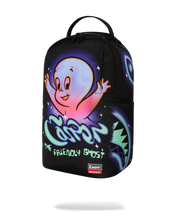 Load image into Gallery viewer, SPRAYGROUND CASPER GHOST SHARK NEON SPRAYPAINT BACKPACK