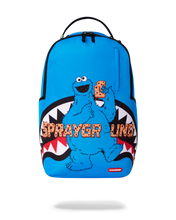 Load image into Gallery viewer, SPRAYGROUND SESAME STREET COOKIE MONSTER SG CORE COOKIE LOGO BACKPACK