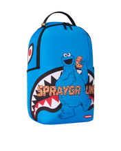 Load image into Gallery viewer, SPRAYGROUND SESAME STREET COOKIE MONSTER SG CORE COOKIE LOGO BACKPACK