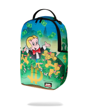Load image into Gallery viewer, SPRAYGROUND RICHIE RICH SHARK STACKS MONEY BAGS BACKPACK